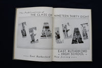 1938 TEA LEAF EAST RUTHERFORD HIGH SCHOOL YEARBOOK- EAST RUTHERFORD, NJ- YB 3454
