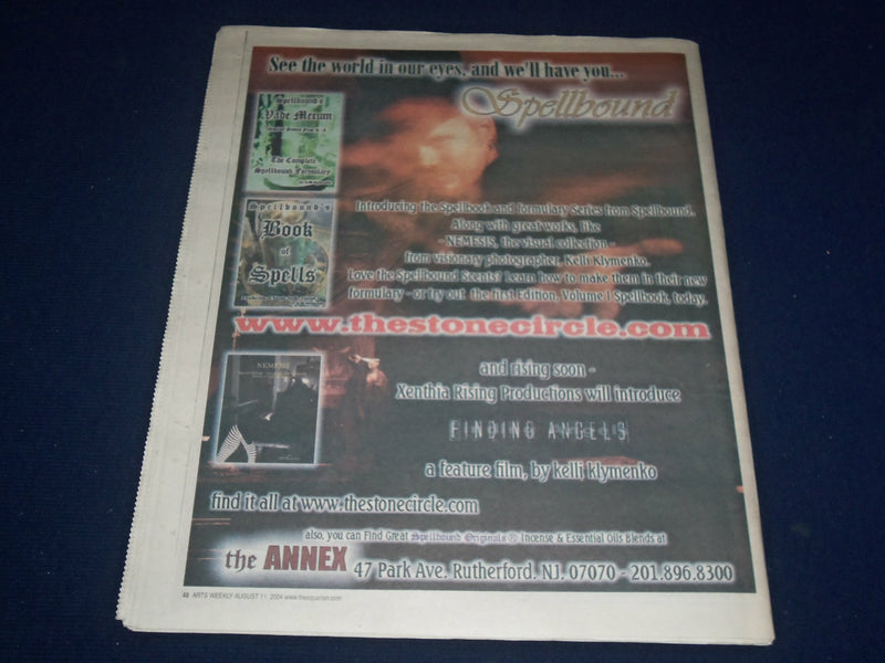2004 AUGUST 11-18 AQUARIAN WEEKLY NEWSPAPER - STEVEN VAN ZANDT COVER - J 1075