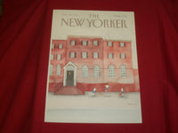 1985 OCTOBER 28 NEW YORKER MAGAZINE FRONT COVER ONLY - GREAT ART FOR FRAMING