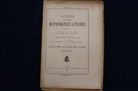 1918-1920 MATHEMATIKY A FYSIKY - CZECH TEXT - LOT OF 4 - O 3429