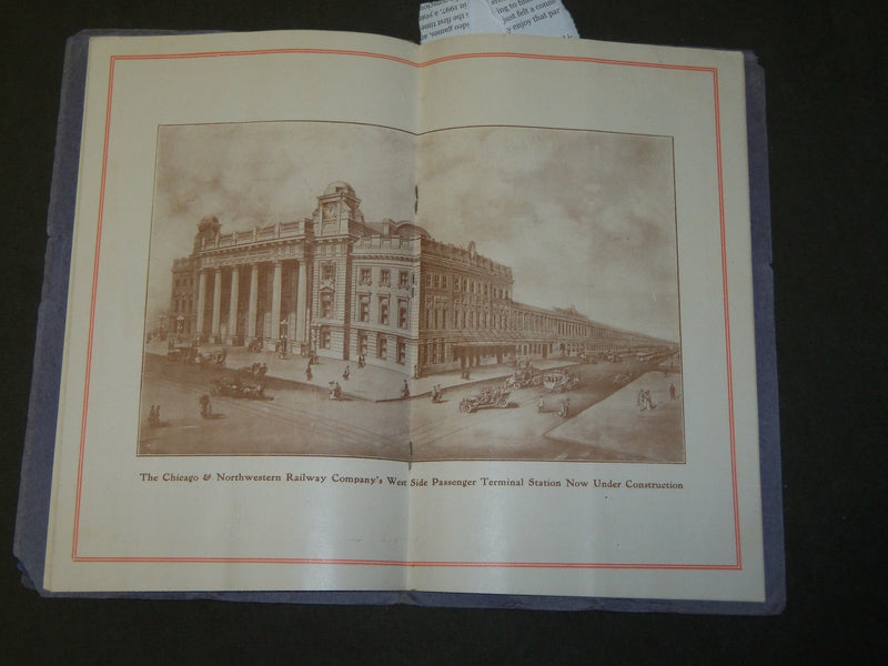 1909 THE GREAT WEST SIDE PROGRAM - CURRIER PRINTING COMPANY - CHICAGO - J 3708