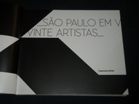 2010 SAO PAULO EM VINTE ARTISTAS SOFTCOVER BOOK BY ALBERTO HIAR JUNIOR - D 379