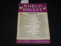 1936 OCTOBER WORLD DIGEST MAGAZINE - DALE CARNEGIE - PEARL S. BUCK - K 1030