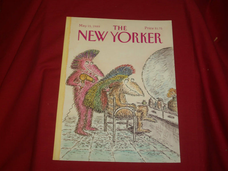 1989 MAY 15 NEW YORKER MAGAZINE FRONT COVER ONLY - GREAT ART FOR FRAMING