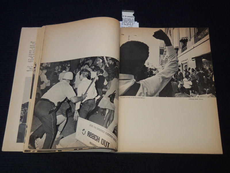 1968 ANATOMY OF A POLICE RIOT - CHICAGO - FIRST PRINTING - J 7452
