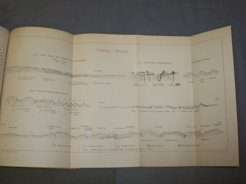 1881 DIE GEBIRGE - VORTRAG VON PROF. ALBERT HEIM - GERMAN TEXT - J 4895