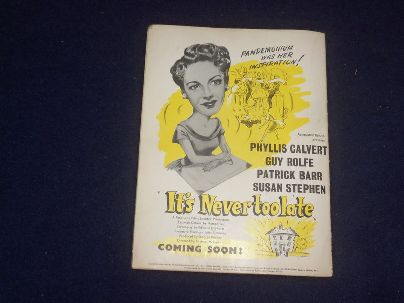 1956 JUNE FILM REVIEW MAGAZINE - SARITA MONTIEL - JANE POWELL - J 9682