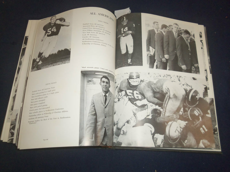 1966 THE COROLLA UNIVERSITY OF ALABAMA YEARBOOK - TUSCALOOSA, ALABAMA - YB 2436