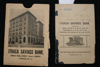 1920'S ITHACA SAVINGS BANK BOOK - ITHACA, NEW YORK - K 2205