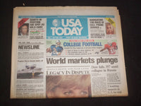 1998 AUGUST 28-30 USA TODAY NEWSPAPER - DIANA'S DEATH: ONE YEAR LATER - NP 7951