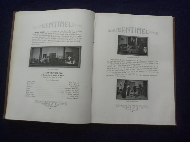 1923 SENTINAL UNIVERSITY OF MONTANA YEARBOOK - MISSOULA, MONTANA - YB 3102