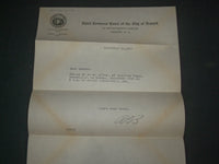 1937 NEWARK NJ THIRD CRIMINAL COURT STAMPED ENVELOPES & LETTERS LOT OF 6- O 1164