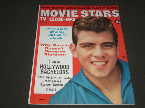 1959 OCTOBER MOVIE STARS MAGAZINE TV CLOSE UPS - FABIAN COVER - ST 5221