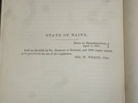 1857 PUBLIC LANDS OF MAINE -MEMORIAL OF JOHN POOR, SAMUEL SHAW & OTHERS - J 4485
