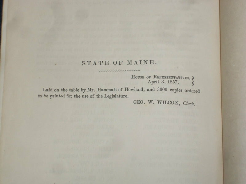 1857 PUBLIC LANDS OF MAINE -MEMORIAL OF JOHN POOR, SAMUEL SHAW & OTHERS - J 4485