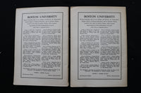 1931 FEBRUARY BOSTON UNIVERSITY BEACON - SAMUEL WAXMAN - LOT OF 2 - K 2214