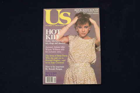 1981 OCTOBER 13 US MAGAZINE - KRISTY MCNICHOL COVER - E 19318