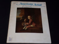 1966 FEBRUARY AMERICAN ARTIST MAGAZINE VERY NICE ART COVER & CONTENT - E 2143