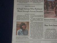 2021 JANUARY 29 NEW YORK TIMES - CICELY TYSON DIED (1924-2021)