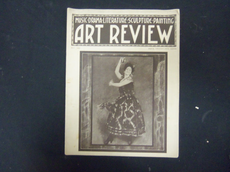 1922 MAY ART REVIEW MAGAZINE- CARMENCHITA PAINTING COVER - ST 3238
