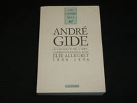 1998 ANDRE GIDE CORRESPONDANCES AVEC SOFTCOVER BOOK - ELIE ALLEGRET - KD 7319