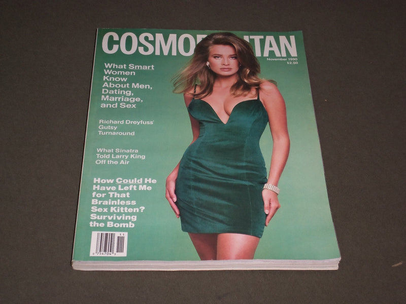 1990 NOVEMBER COSMOPOLITAN MAGAZINE - FREDERIQUE, PHOTO BY SCAVULLO - SP 3176