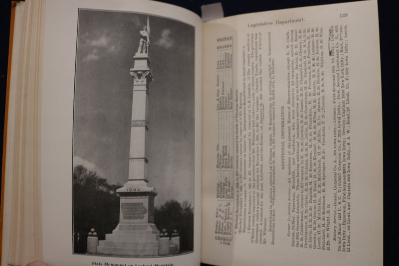1906 IOWA OFFICIAL REGISTER - HARDCOVER BOOK - K 1775