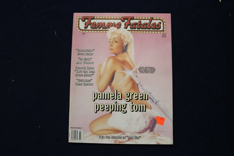 1996 JULY FEMME FATALES MAGAZINE - PAMELA GREEN COVER - E 18151