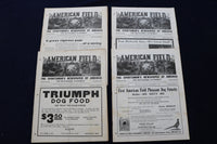 1932 THE AMERICAN FIELD SPORTSMAN'S NEWSPAPER OF AMERICA - LOT OF 28 - NP 8861