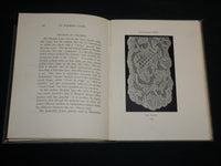 1905 POINT AND PILLOW LACE HARDCOVER BOOK BY MARY SHARP - NICE ILLUS. - KD 6617