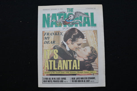 1990 SEP 19 THE NATIONAL MAGAZINE - CLARK GABLE & VIVIEN LEIGH COVER - E 25601