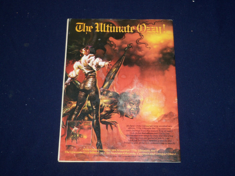 1986 MAY HIT PARADER MAGAZINE - VAN HALEN COVER - SP 9593