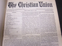 1882 JUL-DEC THE CHRISTIAN UNION MAGAZINE BOUND VOLUME - NICE PHOTOS - R 636