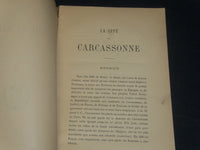 1800'S LA CITE DE CARCASSONNE PAR VIOLLET LE DUC BOOK - NOUVELLE EDITION- J 5635