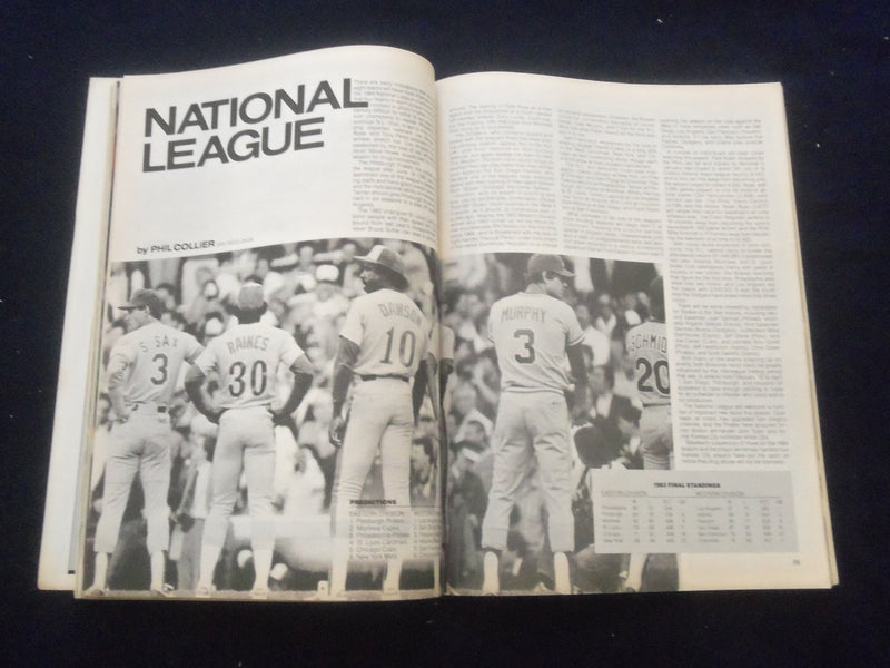 1984 STREET AND SMITH'S BASEBALL MAGAZINE - DALE MURPHY COVER - SP 1523K