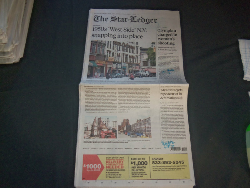 2019 AUG 9 THE STAR-LEDGER NEWSPAPER-MICHAEL BARISONE CHARED IN WOMAN'S SHOOTING