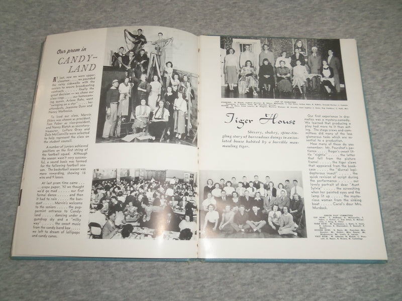 1950 ATODNEM MENDOTA HIGH SCHOOL YEARBOOK - MENDOTA, ILLINOIS - YB 2481