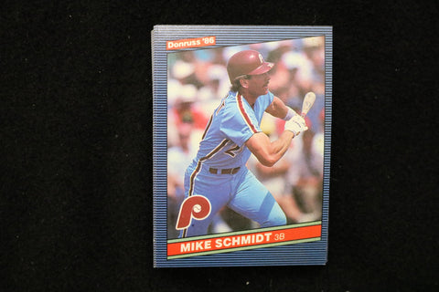 MIKE SCHMIDT 1986 DONRUSS BASEBALL CARDS - CARD #61 - NM-MT - LOT OF 27 - #31