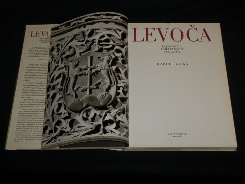 1985 LEVOCA HARDCOVER BOOK BY KAROL PLICKA - POLISH - NICE PHOTOS - R 704U