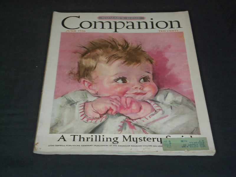 1936 JUNE WOMAN'S HOME COMPANION MAGAZINE - ILLUSTRATIONS STORIES ADS - F 384