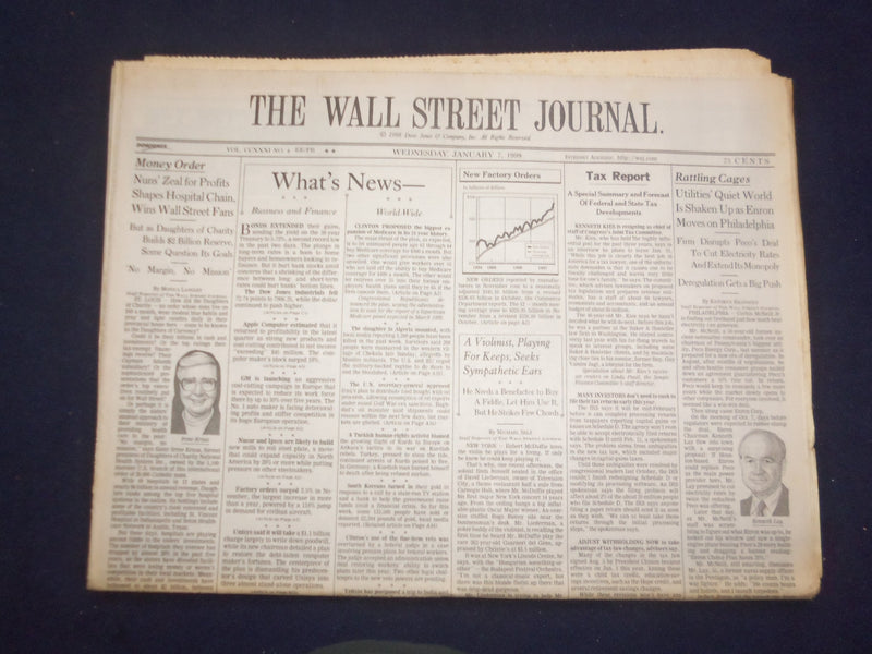 1998 JANUARY 7 THE WALL STREET JOURNAL - ENRON MOVES ON PHILADELPHIA - WJ 103