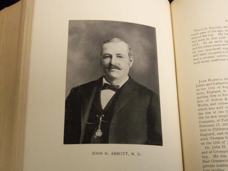 1899 BRISTOL COUNTY MASSACHUSETTS OUR COUNTY AND ITS PEOPLE VOLUME - KD 4502J