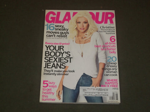 2008 AUGUST GLAMOUR MAGAZINE - CHRISTINA AGUILERA COVER - B 3006