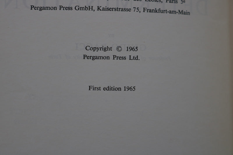 1965 SEX DETERMINATION HARDCOVER BOOK BY GUIDO GACCI - KD 9767
