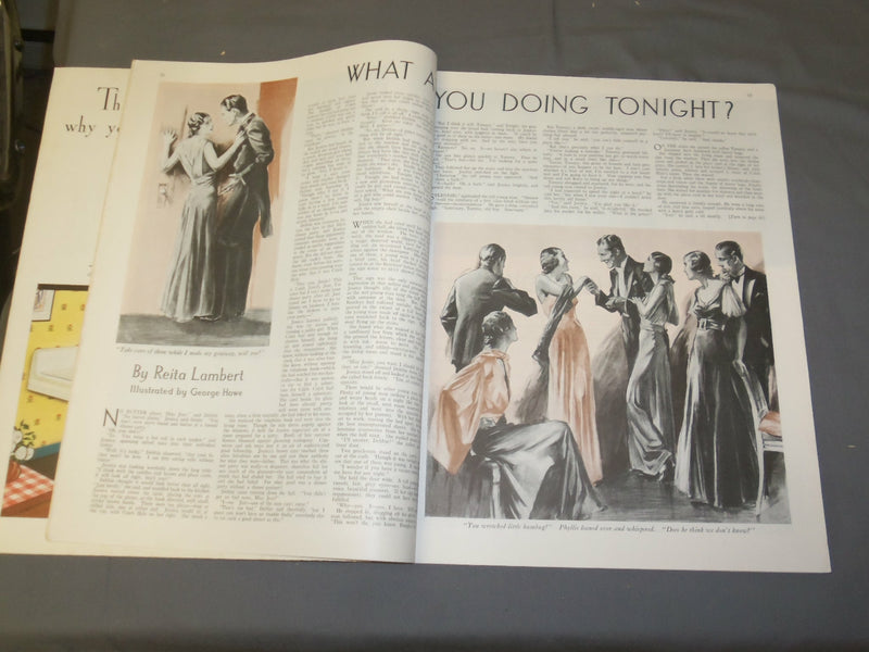 1932 SEPTEMBER MCCALL'S MAGAZINE - NICE ILLUSTRATED COVER - B 6358