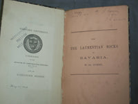 1866 ON THE LAURENTIAN ROCKS OF BAVARIA BY DR. GUMBEL - J 4873