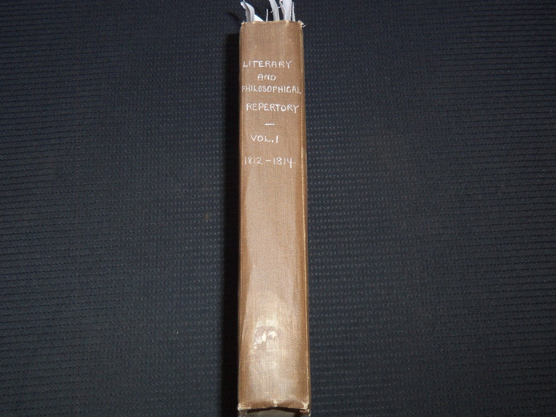 1812-1814 THE LITERARY & PHILOSOPHICAL REPERTORY MAGAZINE BOUND VOLUME - KD 7819
