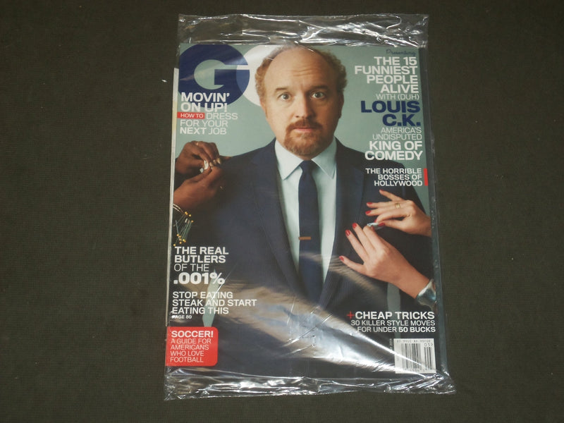 2014 MAY GQ MAGAZINE - LOUIS C.K. COVER - B 2869