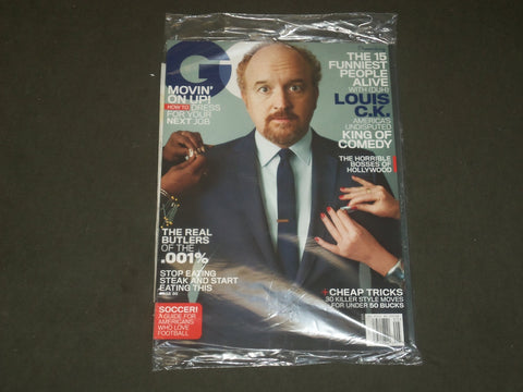 2014 MAY GQ MAGAZINE - LOUIS C.K. COVER - B 2869