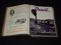 1937-1938 THE DESERT MAGAZINE BOUND VOLUME - BINDER - NO. 1-12 - KD 5403L